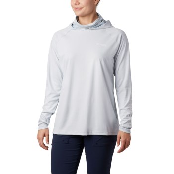 Columbia PFG Tidal Deflector Zero, Sudaderas Con Capucha Grises Para Mujer | 542189-XOU